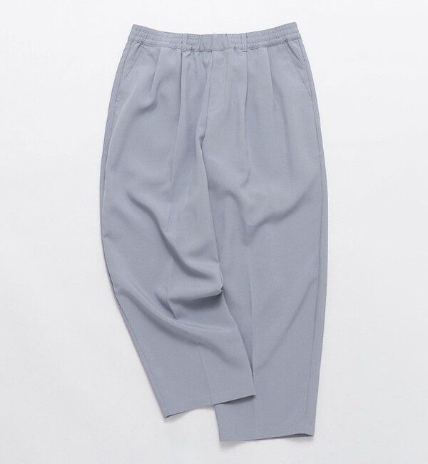 SHIPS Colors 「SHIPS Colors:ポリトロ ワイド テーパード イージーパンツ(セットアップ対応可能)」|その他|ブルー