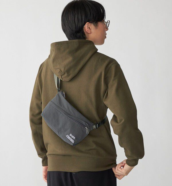 SHIPS「【WEB限定】SHIPS: 60/40クロス ミニ ショルダー バッグ」|ショルダー・メッセンジャー|グレー