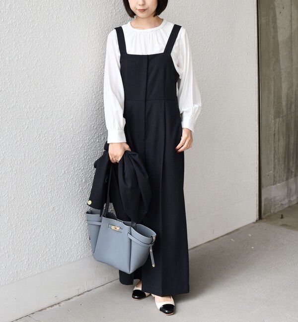 SHIPS Colors 「《予約》SHIPS Colors:〈手洗い可能〉デコレーション クルーネック ブラウス◆」|シャツ・ブラウス|