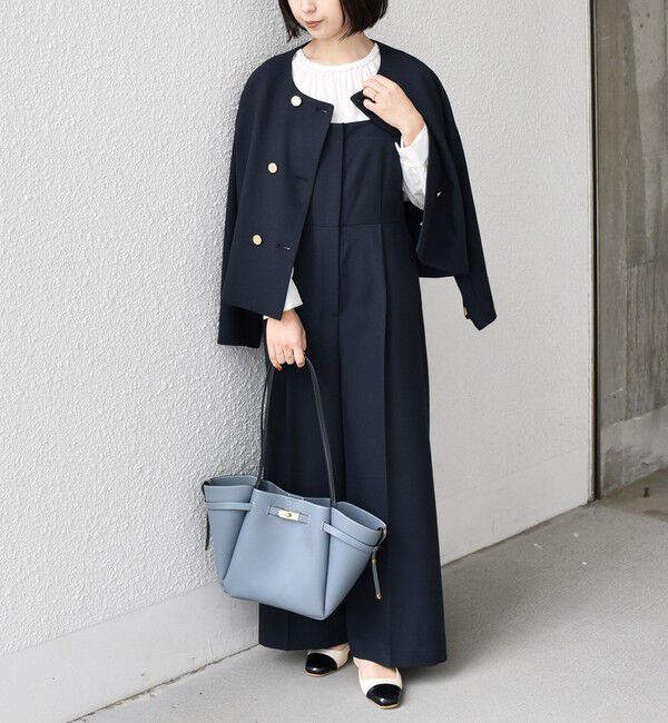 SHIPS Colors 「《予約》SHIPS Colors:〈手洗い可能〉デコレーション クルーネック ブラウス◆」|シャツ・ブラウス|