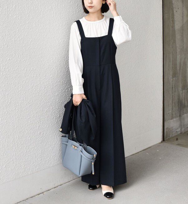 SHIPS Colors 「《予約》SHIPS Colors:〈手洗い可能〉デコレーション クルーネック ブラウス◆」|シャツ・ブラウス|