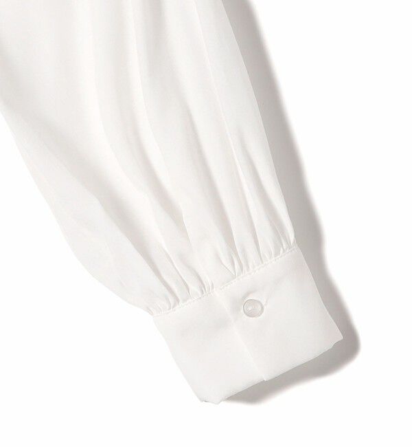 SHIPS Colors 「《予約》SHIPS Colors:〈手洗い可能〉デコレーション クルーネック ブラウス◆」|シャツ・ブラウス|