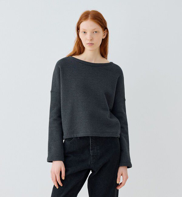 GALERIE VIE「ドウイテリー ボートネックプルオーバー」|スウェット・ジャージ|