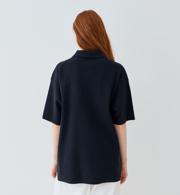 GALERIE VIE「ミラノリブ ビッグポロプルオーバーニット」|ニット・セーター|