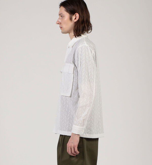 TOMORROWLAND MENS「【別注】GUY ROVER エンブロイダリー オーバーシャツ」|ブルゾン・スタジャン|