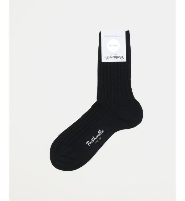 IENA LA BOUCLE「PANTHERELLA/パンセレラ ソックス W5392」|ソックス|ネイビー