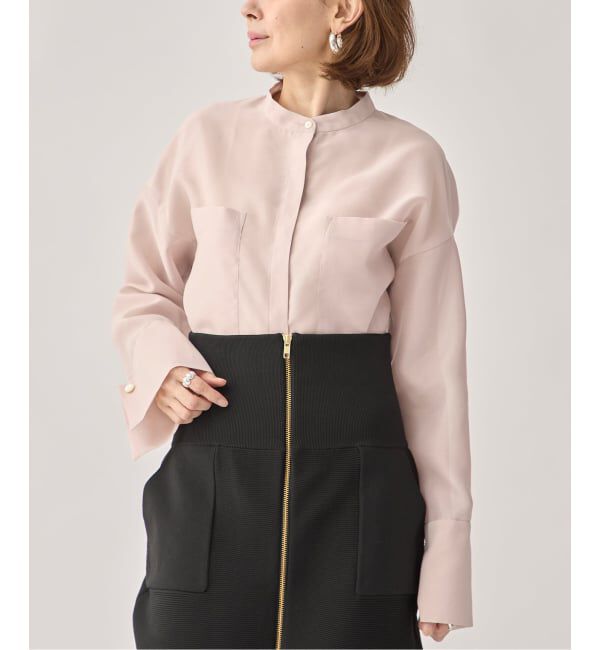 VERMEIL par iena「ブライトオーガンジーシャツ」|シャツ・ブラウス|