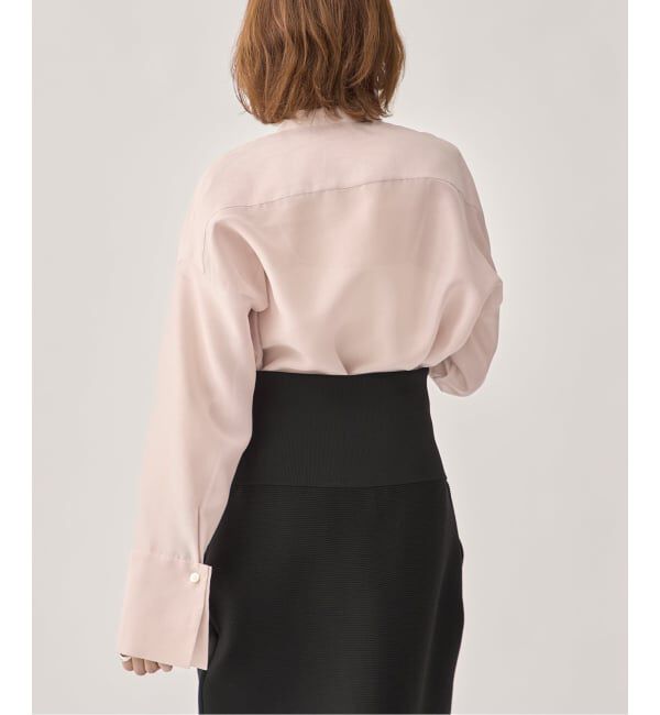 VERMEIL par iena「ブライトオーガンジーシャツ」|シャツ・ブラウス|