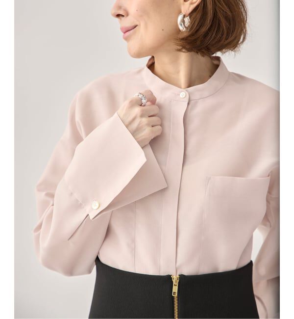 VERMEIL par iena「ブライトオーガンジーシャツ」|シャツ・ブラウス|