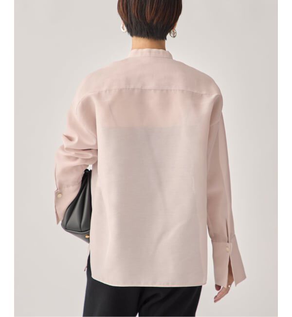 VERMEIL par iena「ブライトオーガンジーシャツ」|シャツ・ブラウス|