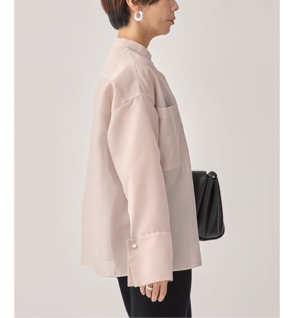 VERMEIL par iena「ブライトオーガンジーシャツ」|シャツ・ブラウス|