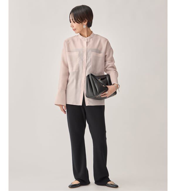 VERMEIL par iena「ブライトオーガンジーシャツ」|シャツ・ブラウス|