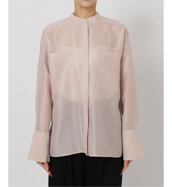 VERMEIL par iena「ブライトオーガンジーシャツ」|シャツ・ブラウス|