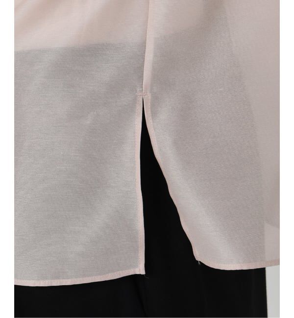 VERMEIL par iena「ブライトオーガンジーシャツ」|シャツ・ブラウス|