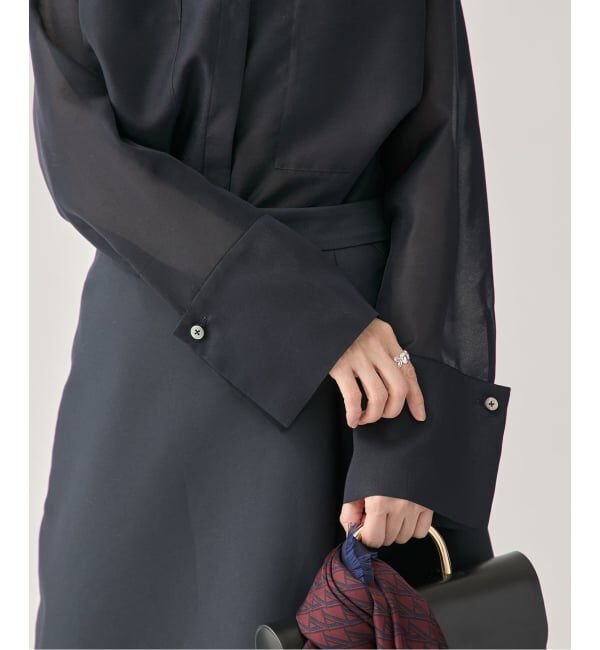 VERMEIL par iena「ブライトオーガンジーシャツ」|シャツ・ブラウス|