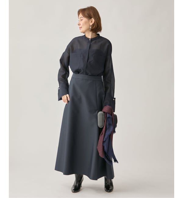 VERMEIL par iena「ブライトオーガンジーシャツ」|シャツ・ブラウス|