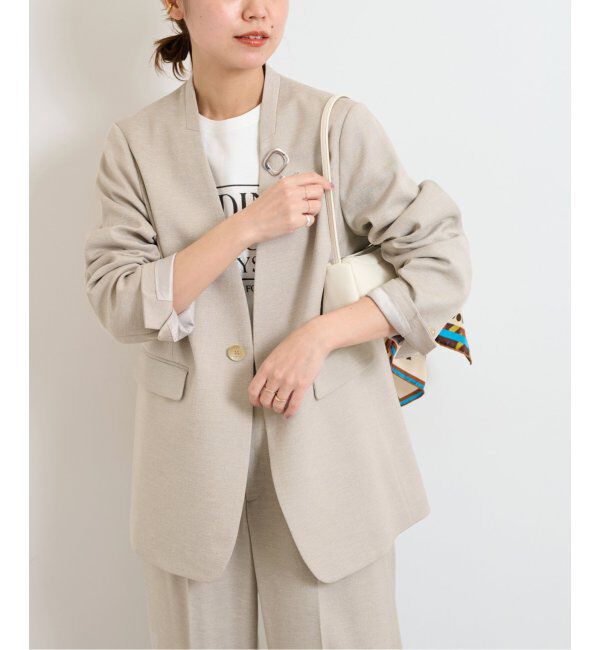 JOURNAL STANDARD relume「《追加》LINYツイルノーカラージャケット」|ノーカラージャケット|