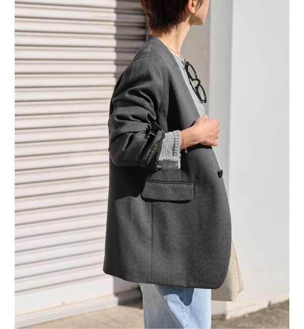 JOURNAL STANDARD relume「《追加》LINYツイルノーカラージャケット」|ノーカラージャケット|