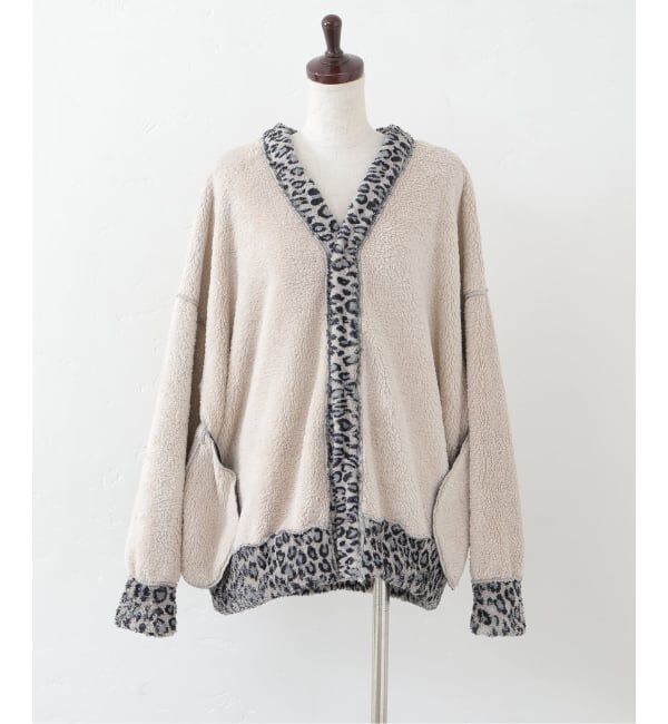 journal standard luxe「ファーフリース Vネックカーディガン」|カーディガン|