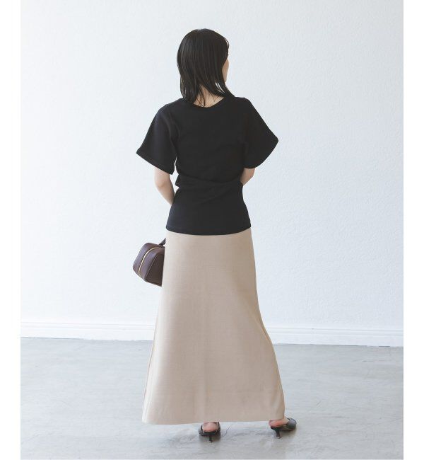 NOBLE「BY MALENE BIRGER/バイマレーネビルガー リブUネックTEE」|Tシャツ・カットソー|