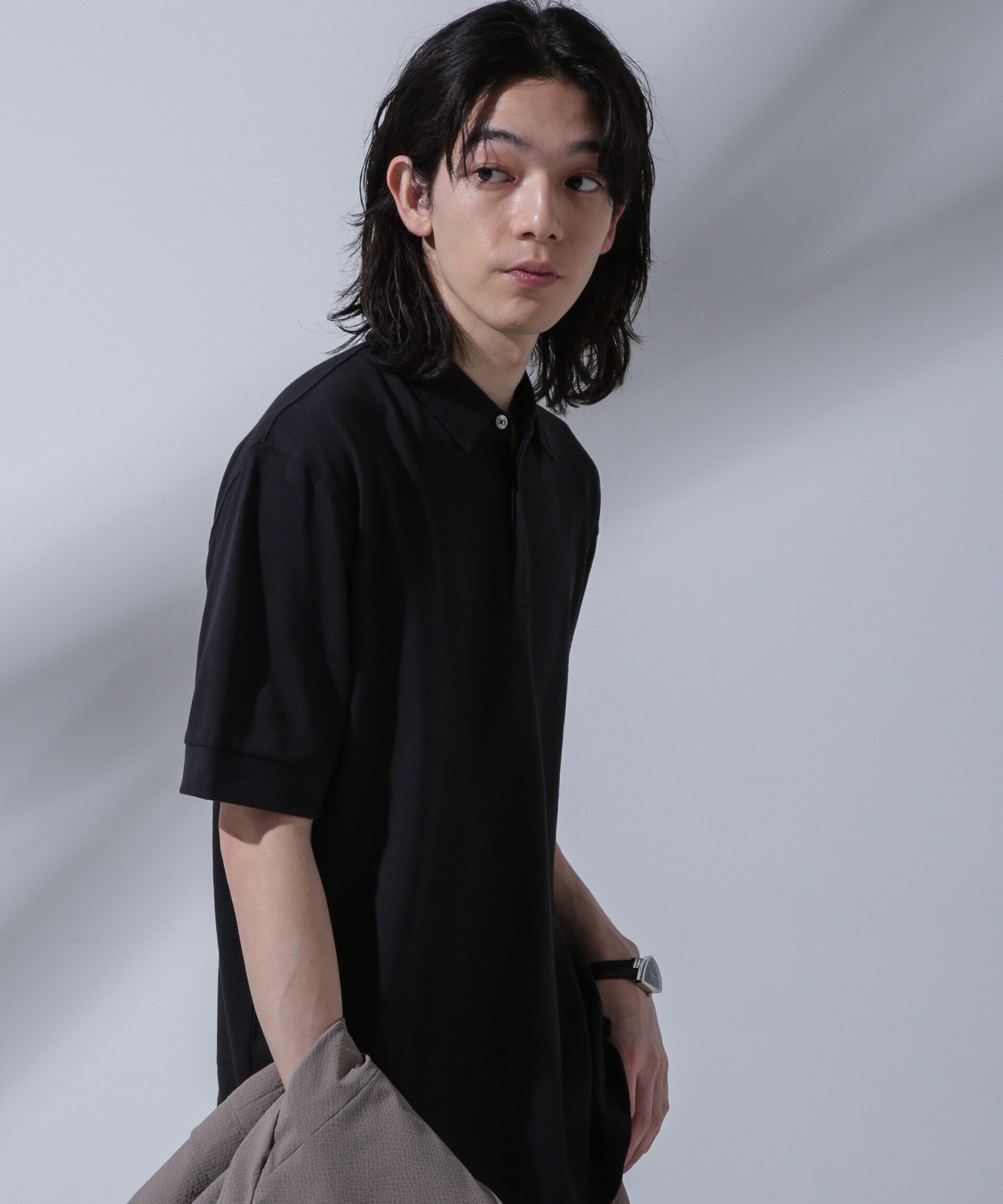 nano･universe「Anti Soaked(R) 汗染み防止 比翼ポロシャツ」|Tシャツ・カットソー|