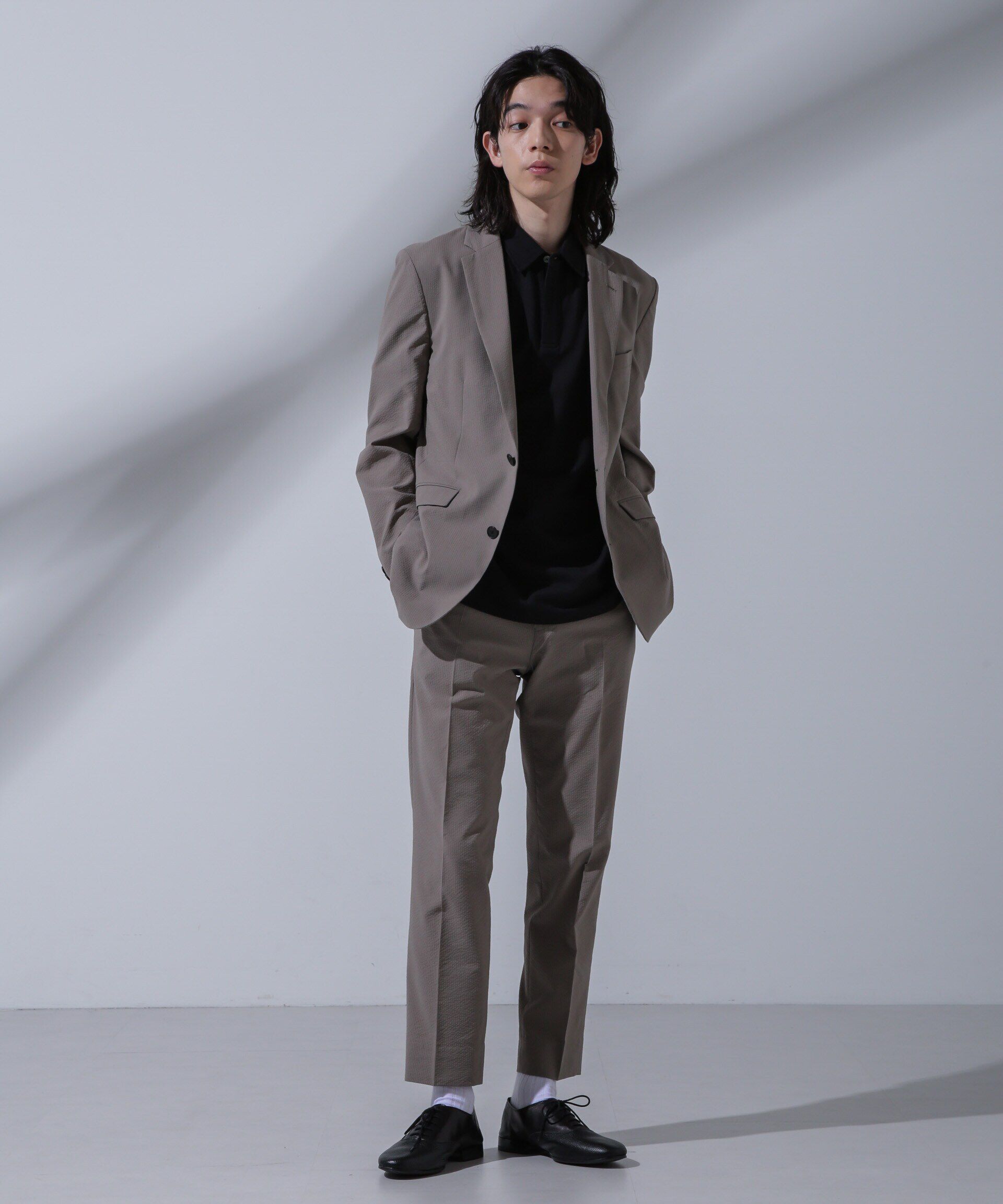 nano･universe「Anti Soaked(R) 汗染み防止 比翼ポロシャツ」|Tシャツ・カットソー|