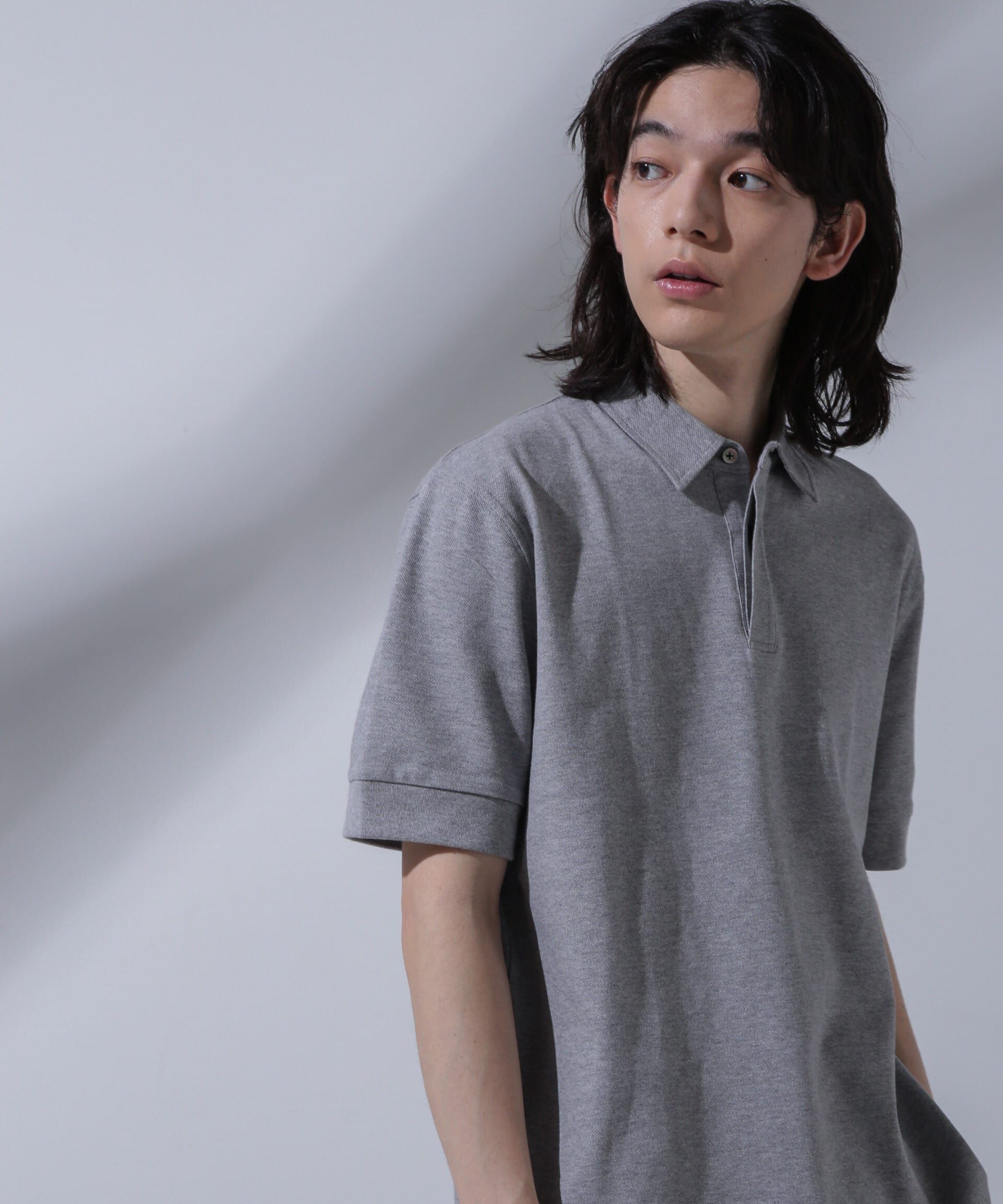 nano･universe「Anti Soaked(R) 汗染み防止 比翼ポロシャツ」|Tシャツ・カットソー|