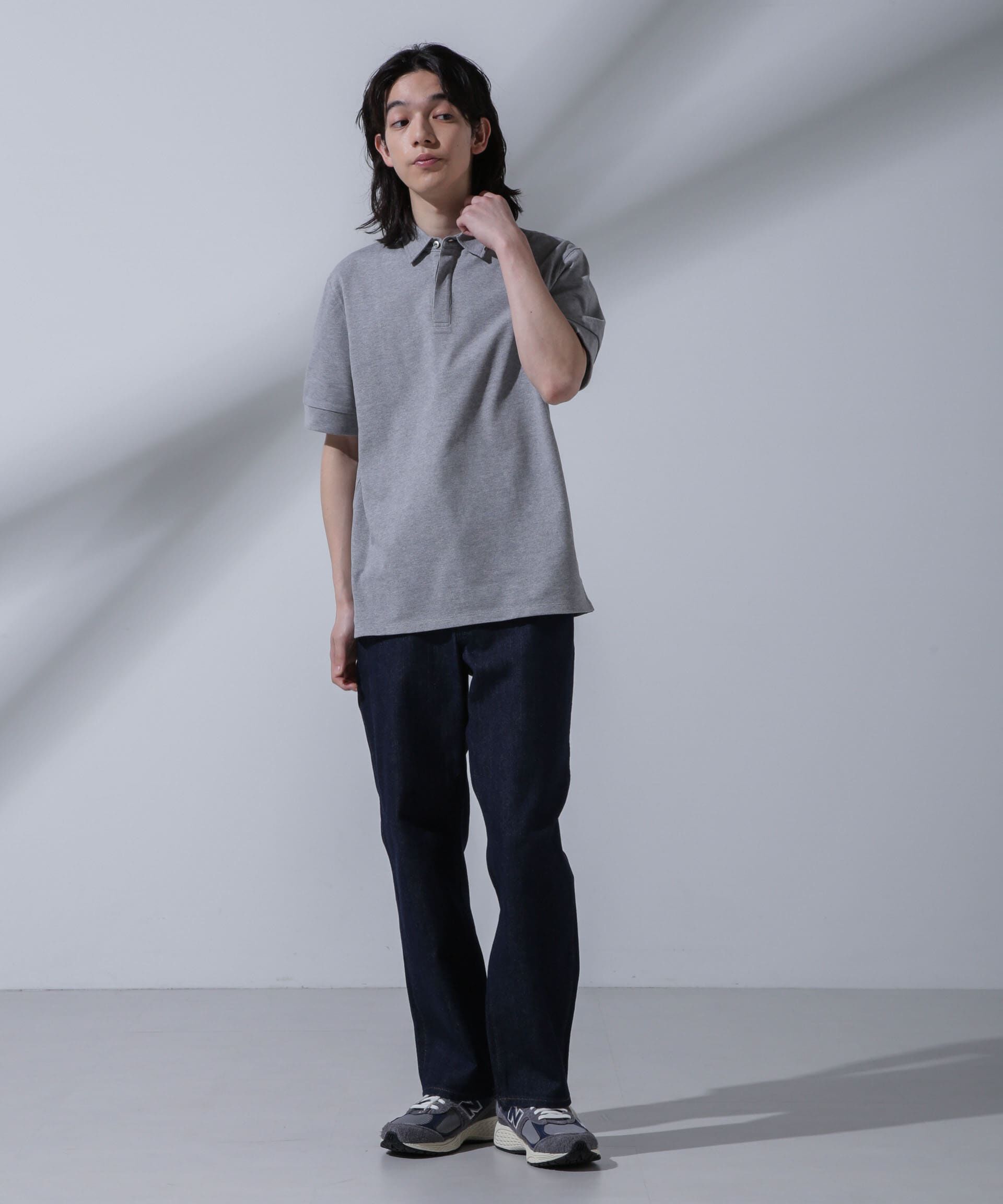 nano･universe「Anti Soaked(R) 汗染み防止 比翼ポロシャツ」|Tシャツ・カットソー|