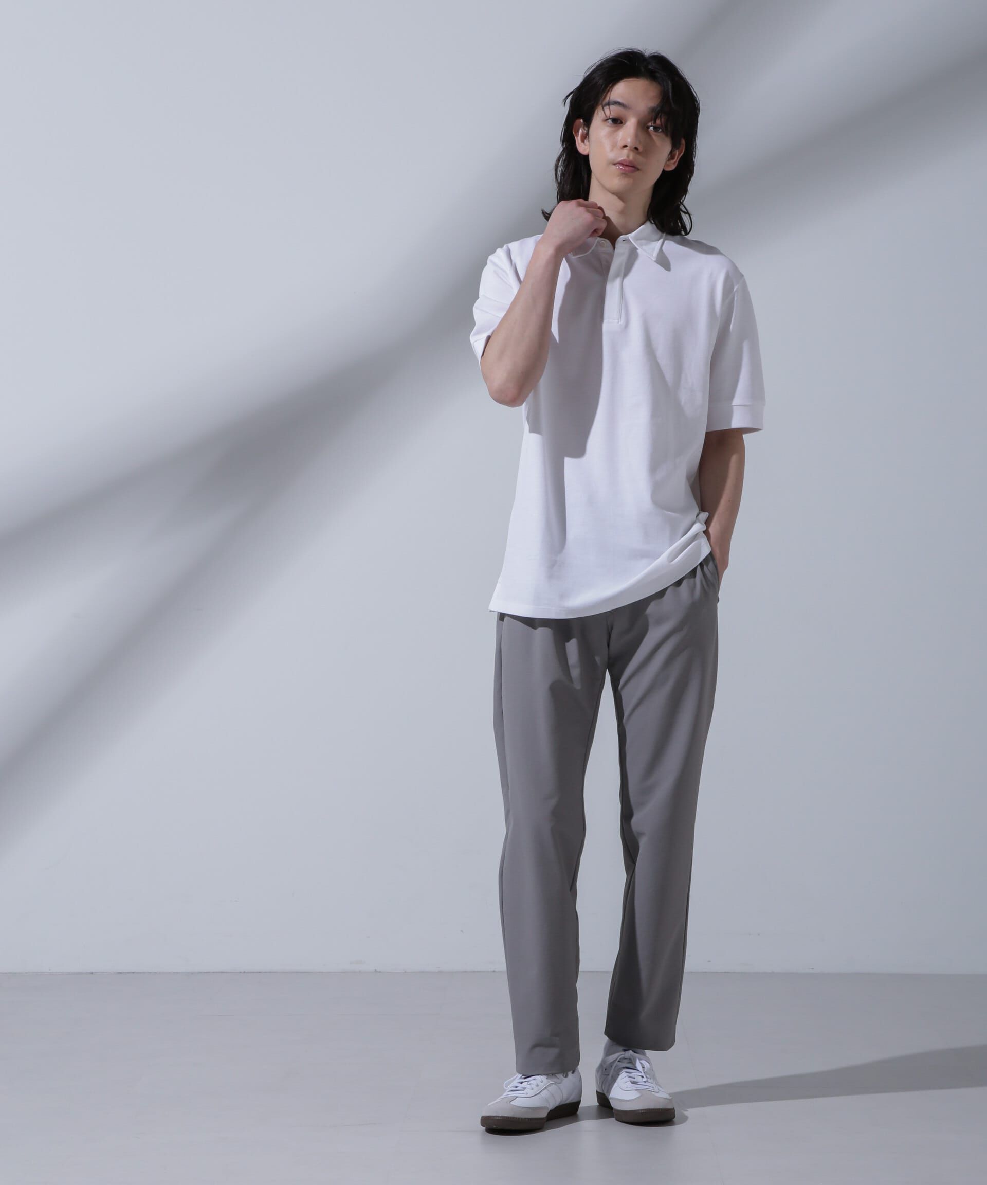 nano･universe「Anti Soaked(R) 汗染み防止 比翼ポロシャツ」|Tシャツ・カットソー|