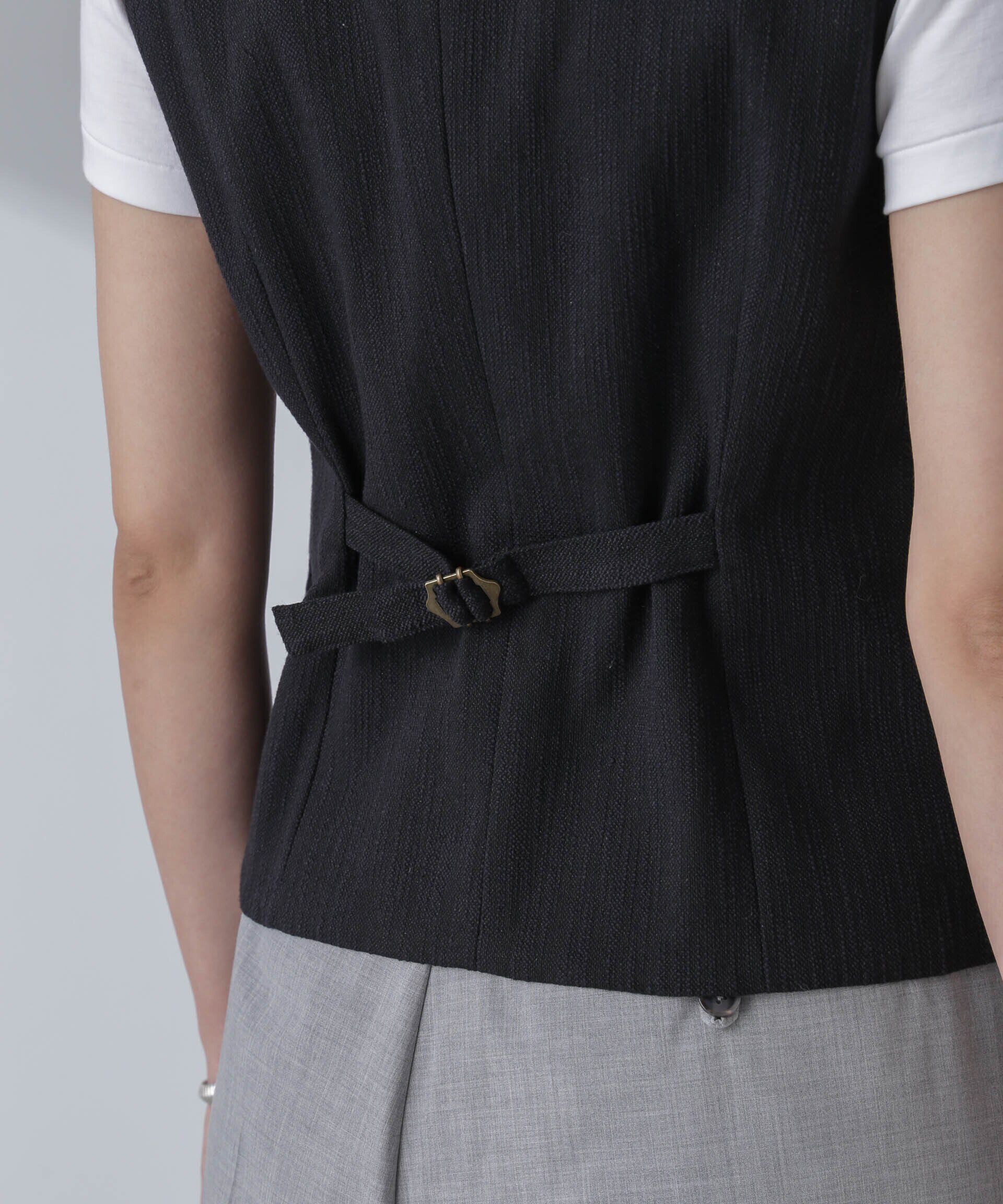 nano･universe「スラブメランジコンパクトジレ（セットアップ可）」|テーラードジャケット|