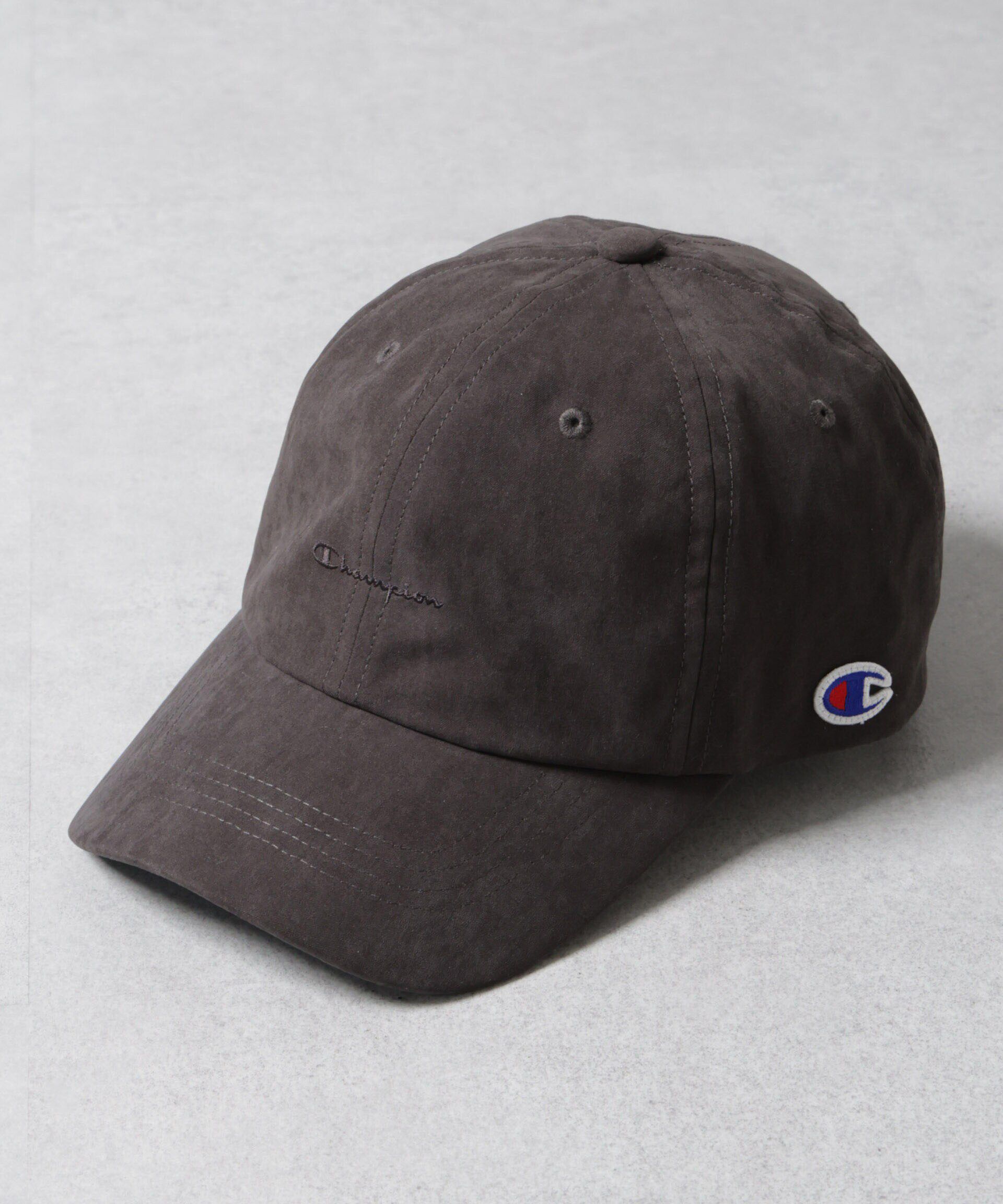 nano･universe「Champion/ピーチスエードキャップ」|キャップ・キャスケット|