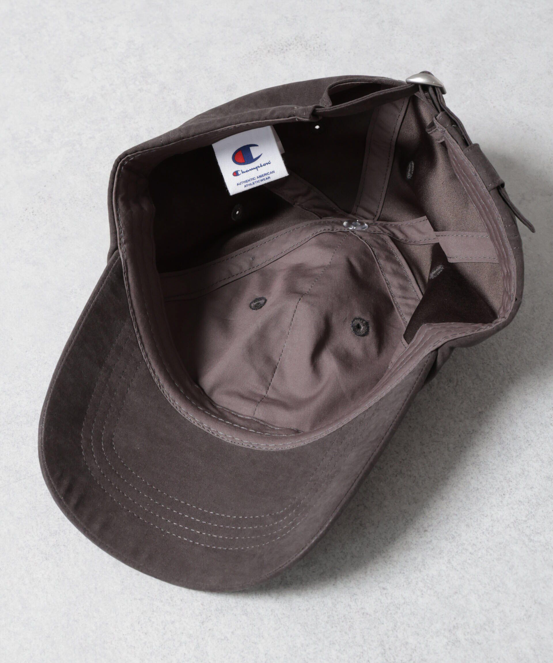 nano･universe「Champion/ピーチスエードキャップ」|キャップ・キャスケット|