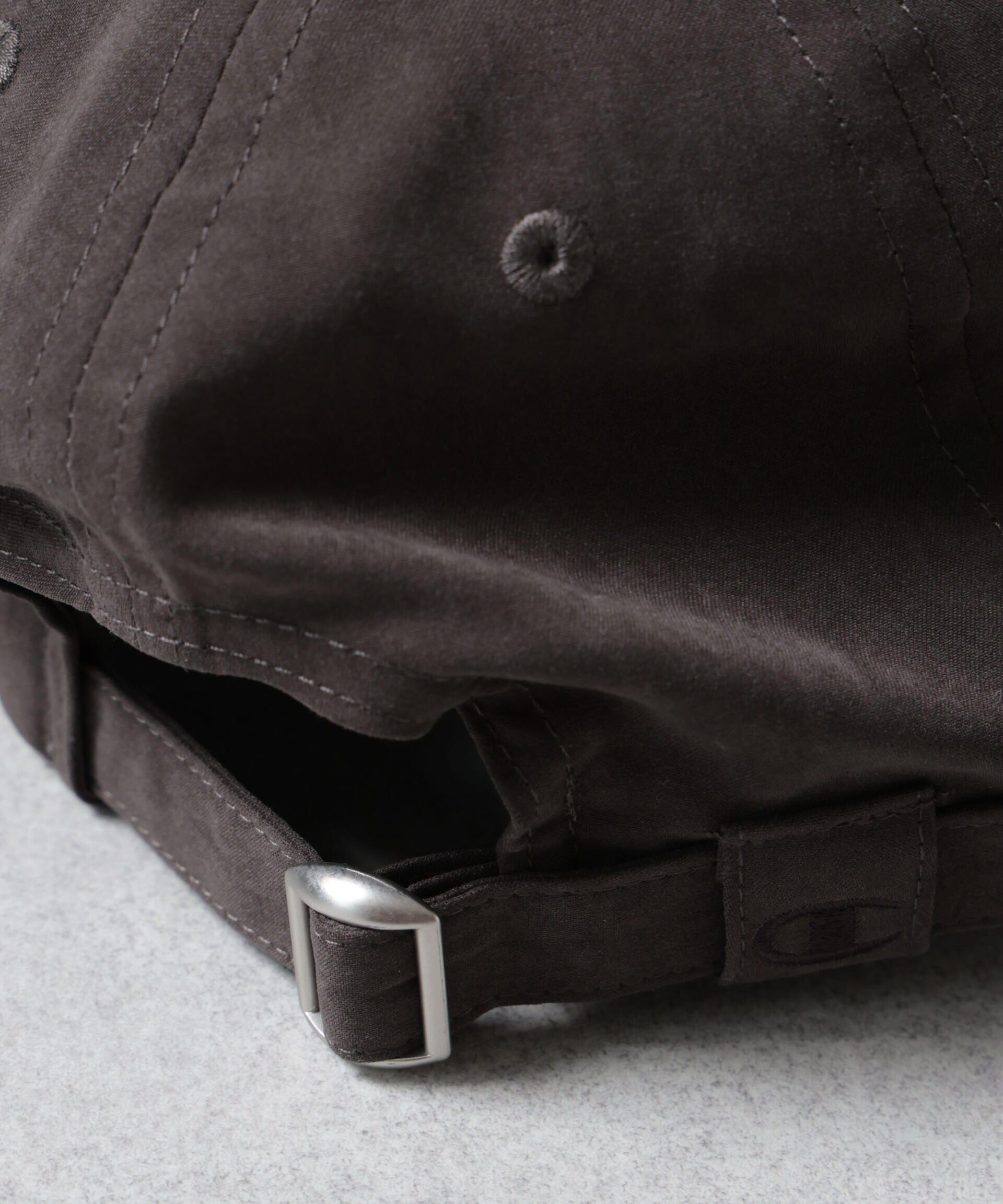 nano･universe「Champion/ピーチスエードキャップ」|キャップ・キャスケット|