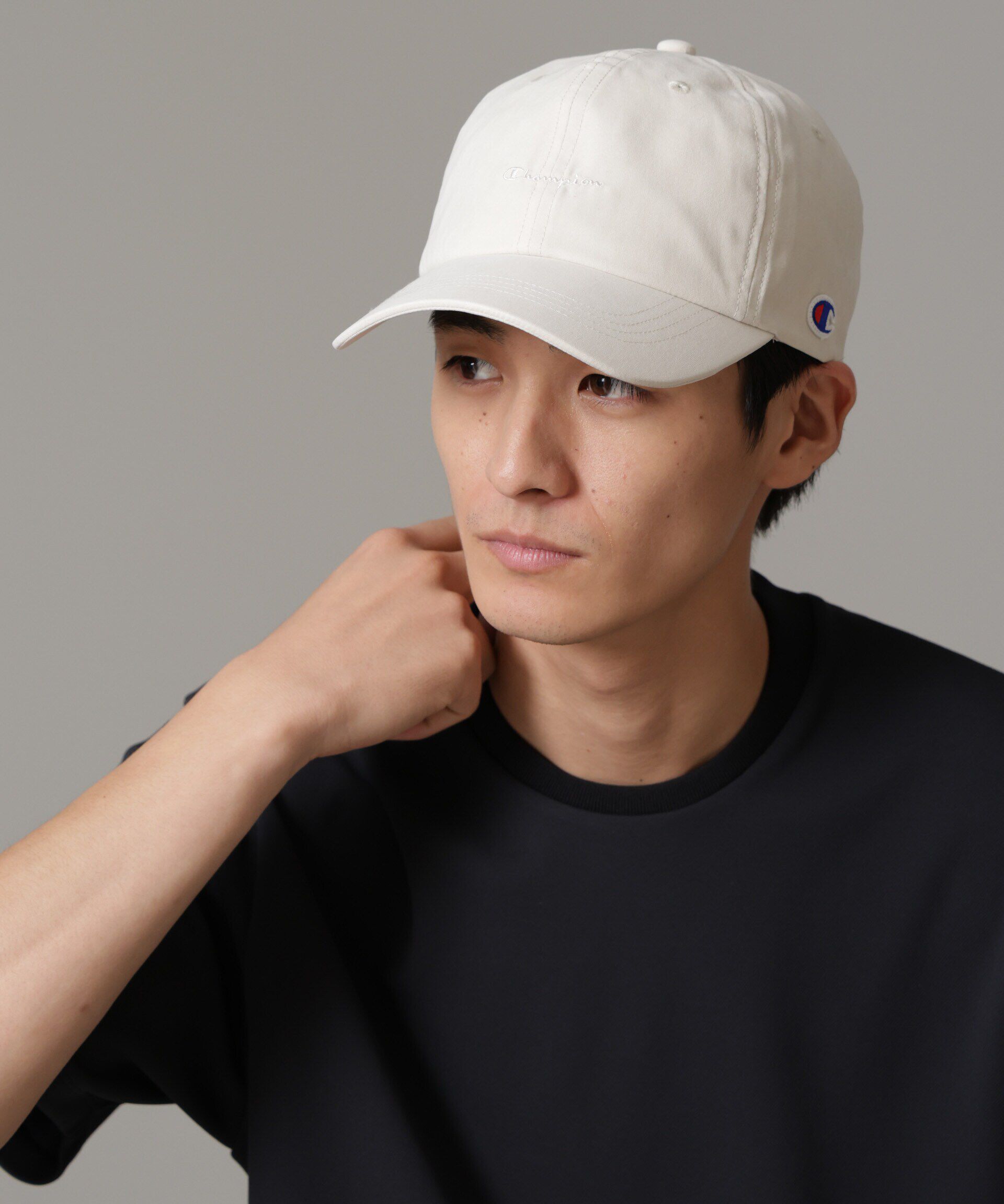 nano･universe「Champion/ピーチスエードキャップ」|キャップ・キャスケット|アイボリー7