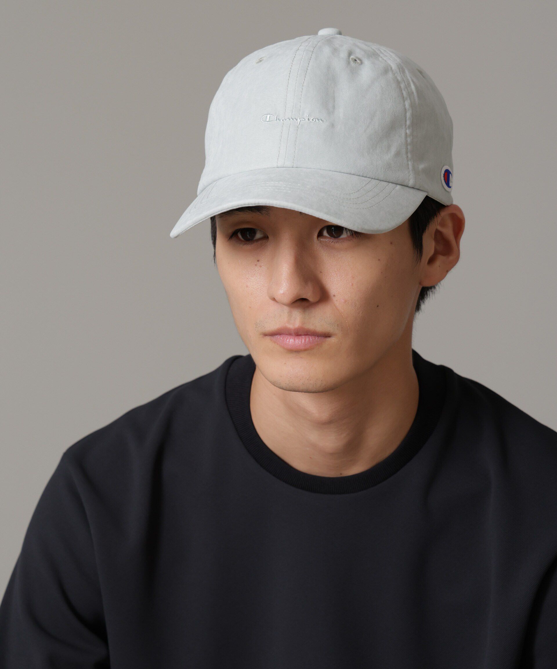 nano･universe「Champion/ピーチスエードキャップ」|キャップ・キャスケット|ミント2