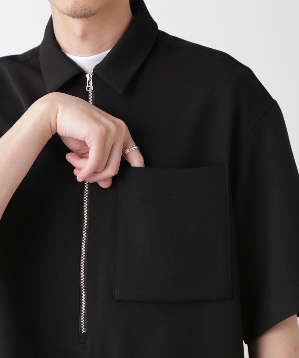 nano･universe「Epoche ハーフZIPシャツ」|シャツ・ブラウス|