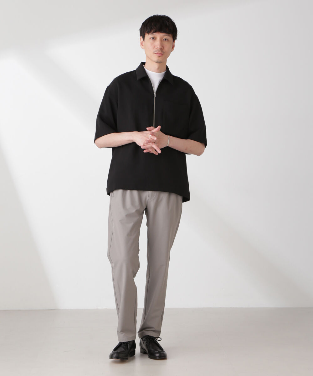 nano･universe「Epoche ハーフZIPシャツ」|シャツ・ブラウス|