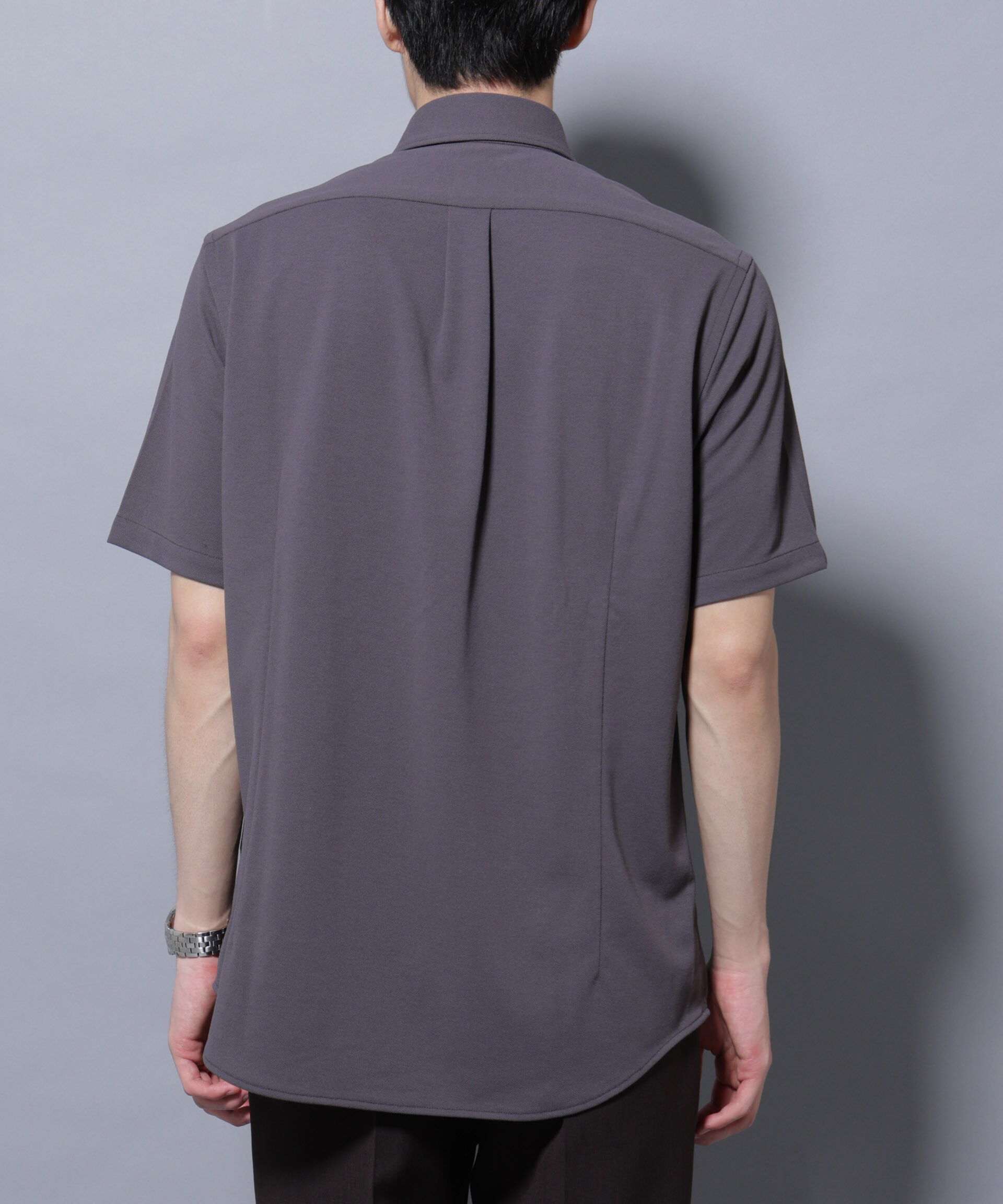 nano･universe「「N SHIRTS」 AERO FREEZE 鹿の子シャツ」|シャツ・ブラウス|