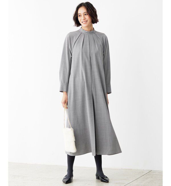 自由区「【洗える】ウーステッドトロ ワンピース」|ワンピース|