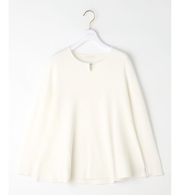 any SiS「【WEB・一部店舗限定】ペプラム ニット」|ニット・セーター|