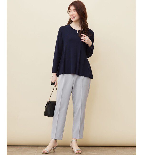 any SiS「【WEB・一部店舗限定】ペプラム ニット」|ニット・セーター|