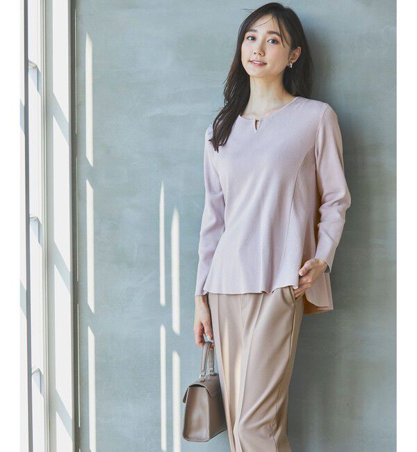 any SiS「【WEB・一部店舗限定】ペプラム ニット」|ニット・セーター|