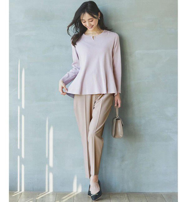 any SiS「【WEB・一部店舗限定】ペプラム ニット」|ニット・セーター|