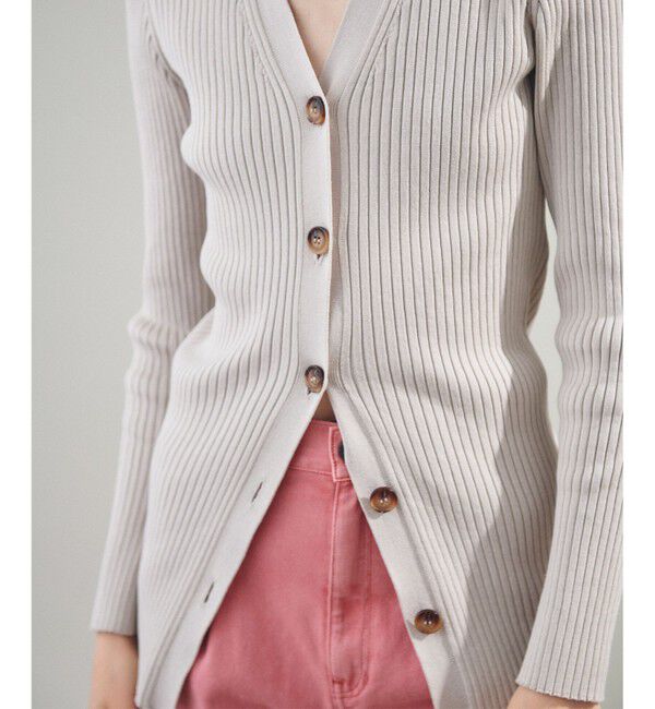 Grace Class「リブポロニットカーディガン」|カーディガン|