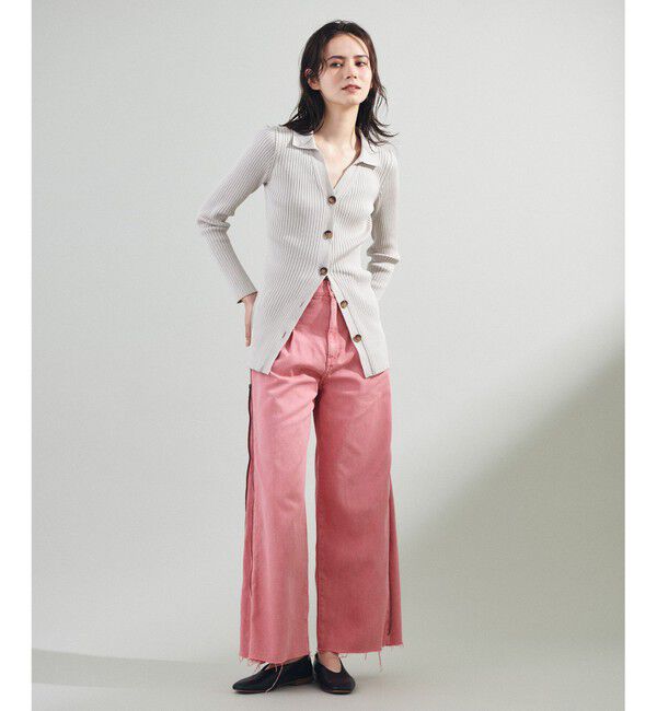 Grace Class「リブポロニットカーディガン」|カーディガン|