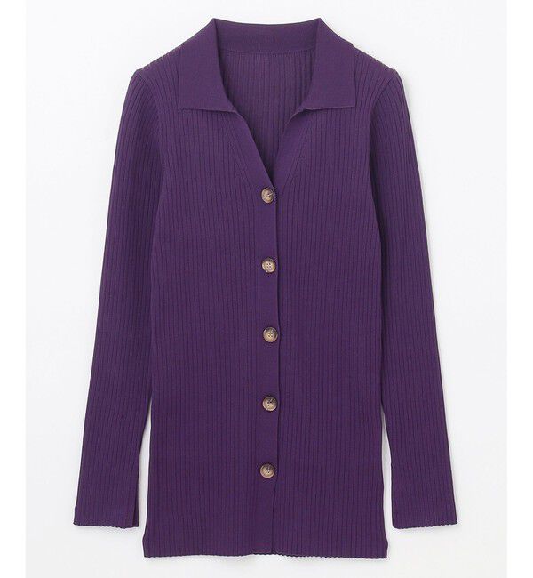 Grace Class「リブポロニットカーディガン」|カーディガン|