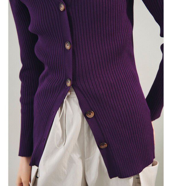 Grace Class「リブポロニットカーディガン」|カーディガン|