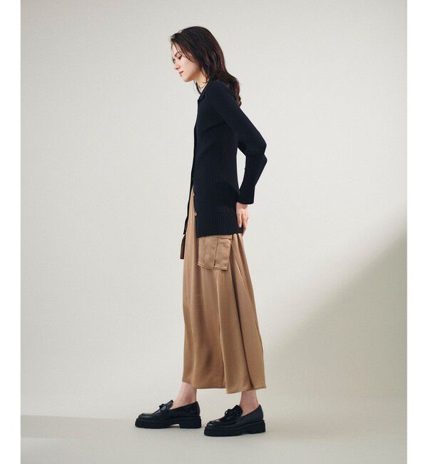 Grace Class「リブポロニットカーディガン」|カーディガン|