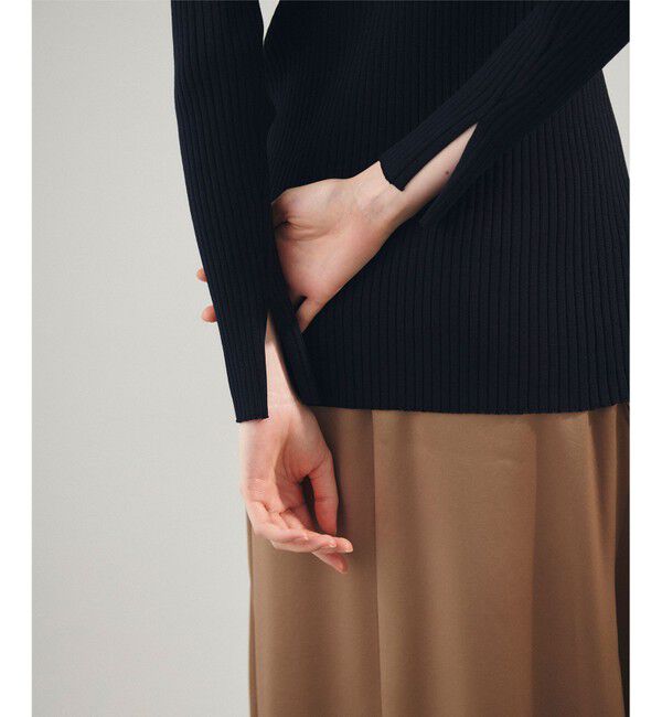 Grace Class「リブポロニットカーディガン」|カーディガン|