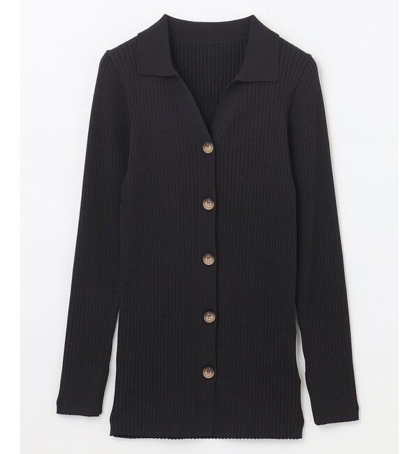 Grace Class「リブポロニットカーディガン」|カーディガン|